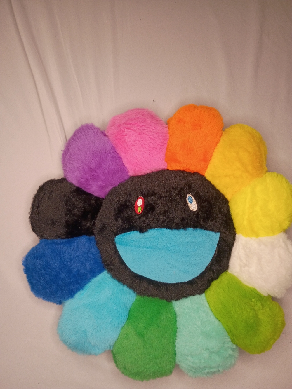 Takashi Murakami Rainbow Flower Pplush Pillow - Multicolor Soft Toy